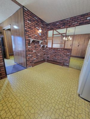Empty room, Interior, Stone Walls, Wooden Walls