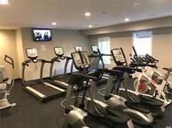 Fitness Equipment, Gym, Interior, Recessed Lighting