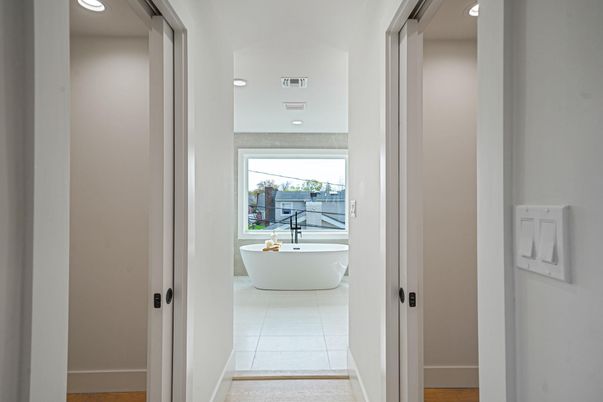 Bathroom, Free Standing Baths, Interior, Recessed Lighting