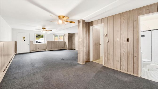 Empty room, Interior, Wooden Walls