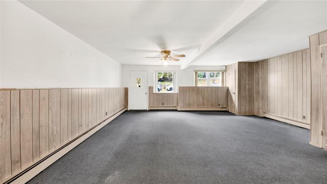 Empty room, Interior, Wooden Walls