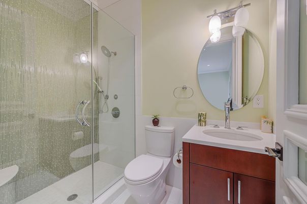 Bathroom, Glass Shower, Interior