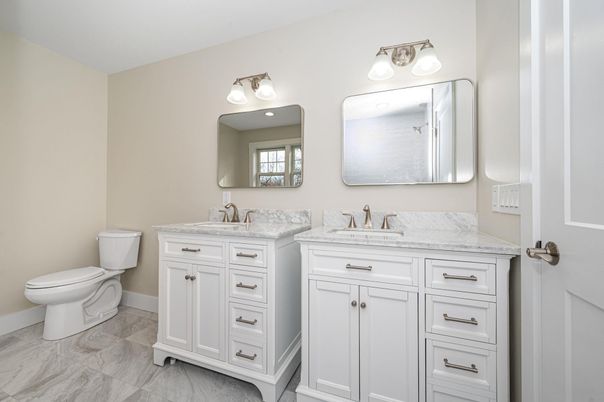 Bathroom, Dual Sink Vanities, Interior, Marble