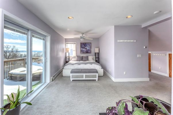 Bedroom, Interior, Recessed Lighting