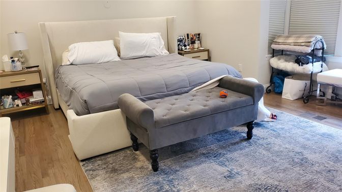 Bedroom, Interior, Wood Texture Flooring
