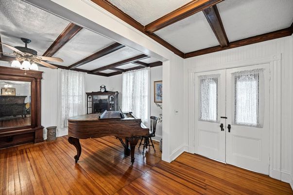 Interior, Piano, Wooden Beams, Wood Texture Flooring