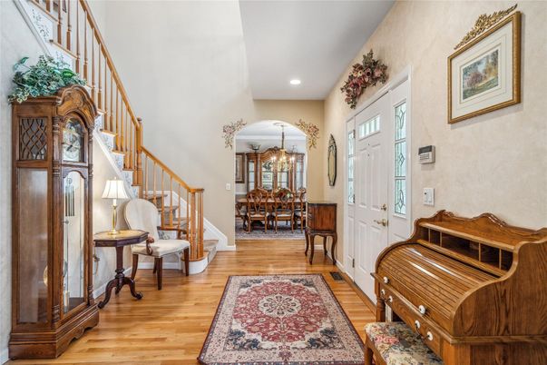 Chandelier, Dining room, Interior, Recessed Lighting, Wood Texture Flooring