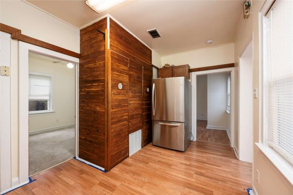 Interior, Kitchen, Wood Texture Flooring
