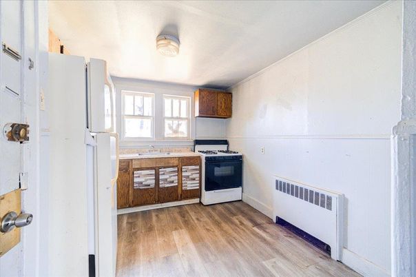 Interior, Kitchen, Wood Texture Flooring