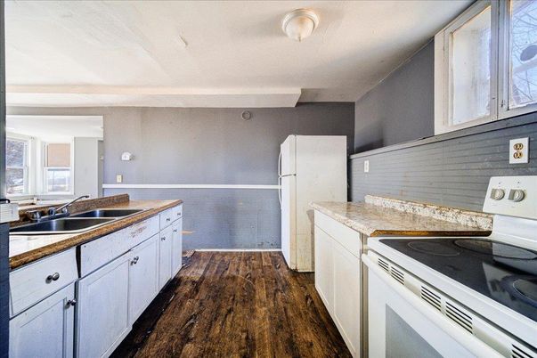 Interior, Kitchen, Wood Texture Flooring