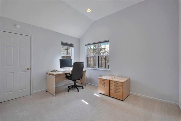 Home Office, Interior, Recessed Lighting