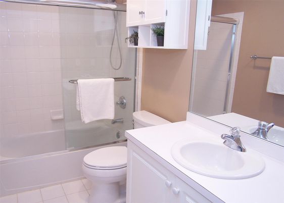 Bathroom, Glass Shower, Interior