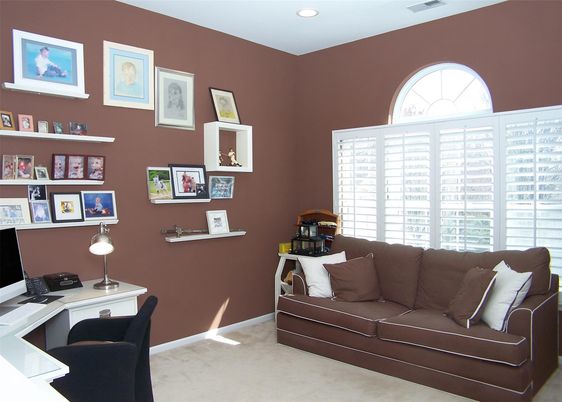 Home Office, Interior, Recessed Lighting