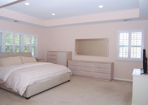 Bedroom, Interior, Recessed Lighting