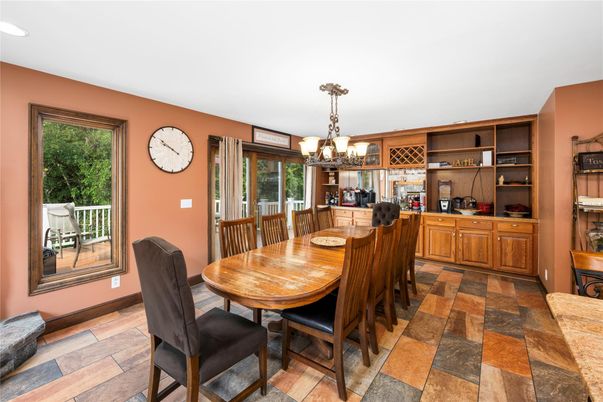 Chandelier, Dining room, Interior, Recessed Lighting