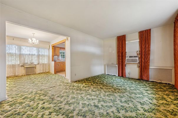Chandelier, Empty room, Interior