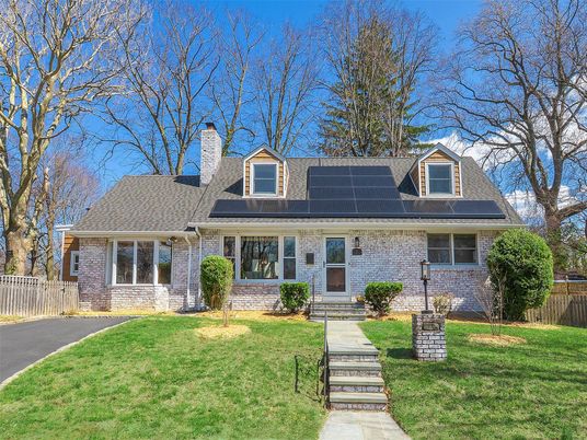 Exterior, Facade, Brick Facade, Solar Panels, Cape Cod
