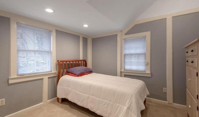 Bedroom, Interior, Recessed Lighting