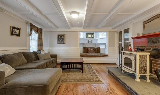 Fireplace, Interior, Living room, Wood Texture Flooring