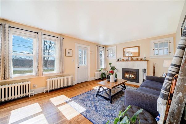 Fireplace, Interior, Living room, Wood Texture Flooring