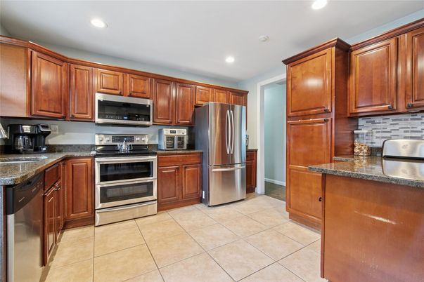 Interior, Kitchen, Recessed Lighting, Stainless Steel Appliances