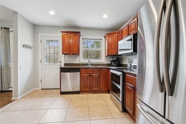 Interior, Kitchen, Recessed Lighting, Stainless Steel Appliances