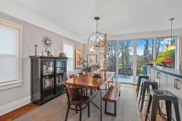 Chandelier, Dining room, Interior, Pendant Lights, Wood Texture Flooring
