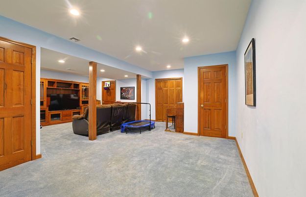 Interior, Living room, Recessed Lighting