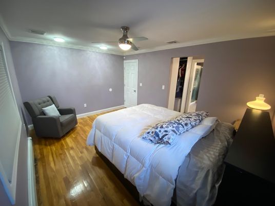 Bedroom, Interior, Wood Texture Flooring