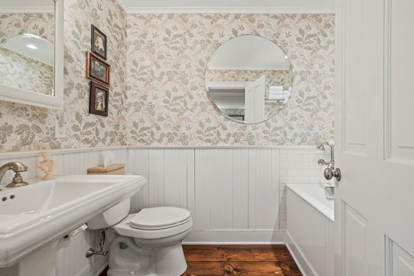 Bathroom, Interior, Wood Texture Flooring