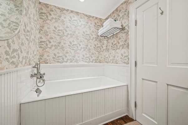 Bathroom, Interior, Wood Texture Flooring