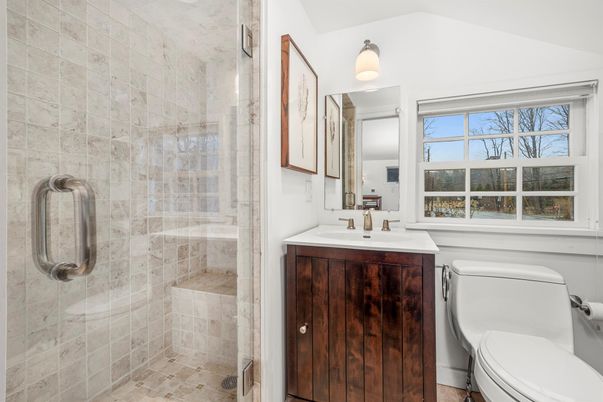 Bathroom, Glass Shower, Interior