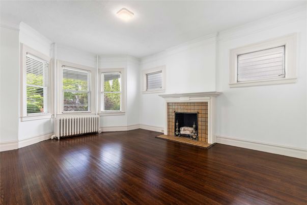 Empty room, Fireplace, Interior, Wood Texture Flooring