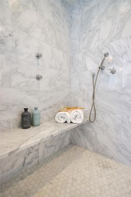 Bathroom, Interior, Marble Walls