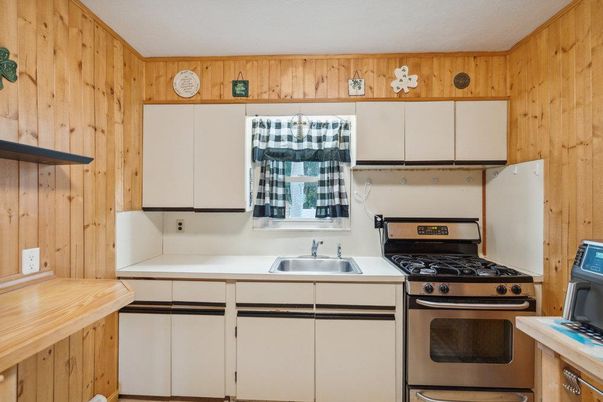 Interior, Kitchen, Wooden Walls