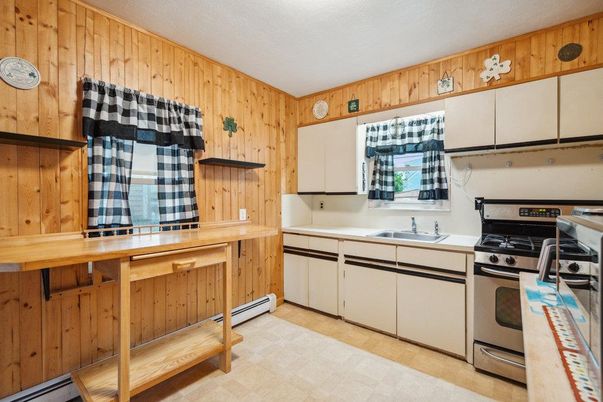 Interior, Kitchen, Wooden Walls