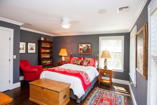 Bedroom, Interior, Wood Texture Flooring