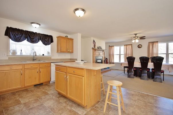 Dining room, Interior, Kitchen