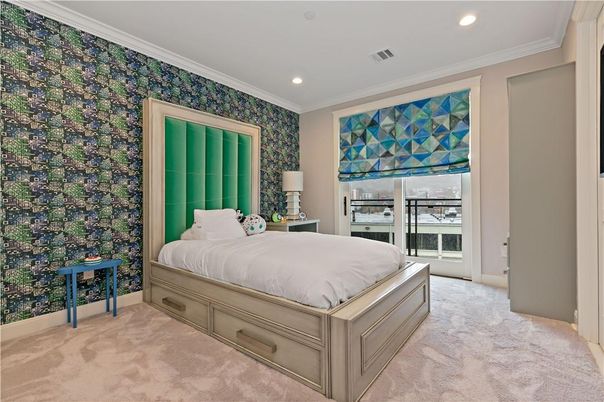 Bedroom, Interior, Recessed Lighting