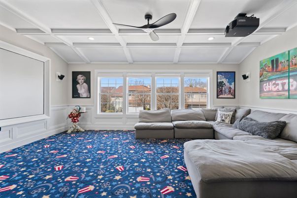 Interior, Living room, Recessed Lighting