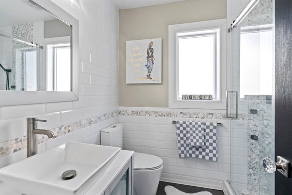 Bathroom, Glass Shower, Interior
