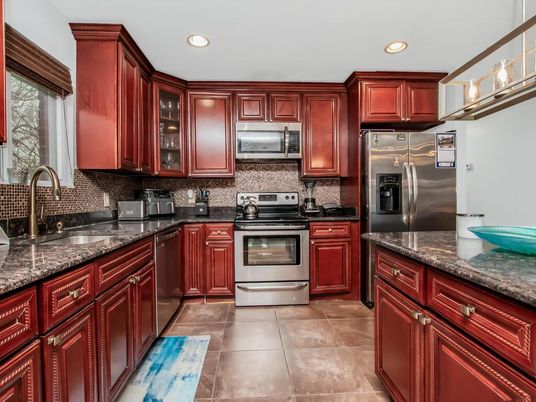 Interior, Kitchen, Recessed Lighting, Stainless Steel Appliances