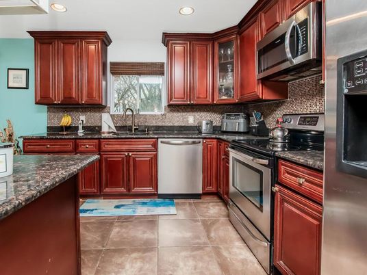 Interior, Kitchen, Recessed Lighting, Stainless Steel Appliances