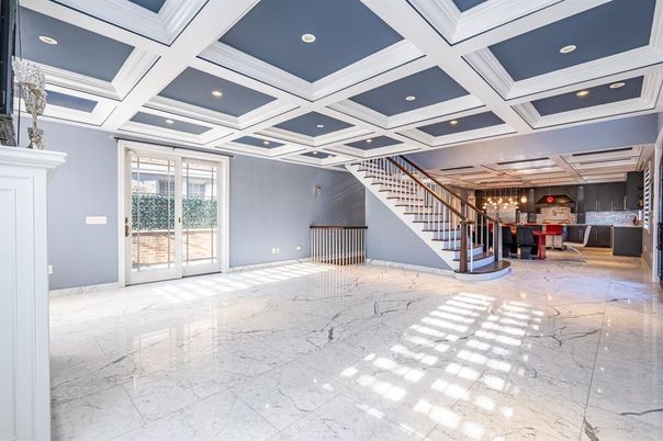 Interior, Marble, Recessed Lighting