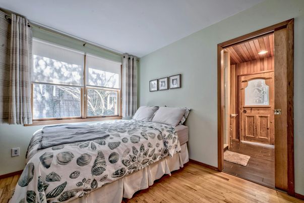 Bedroom, Interior, Wooden Ceilings, Wood Texture Flooring, Wooden Walls