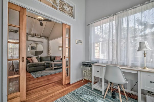 Home Office, Interior, Wood Texture Flooring