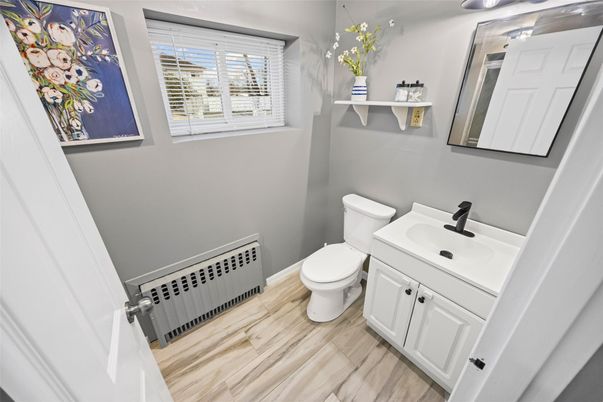 Bathroom, Interior, Wood Texture Flooring