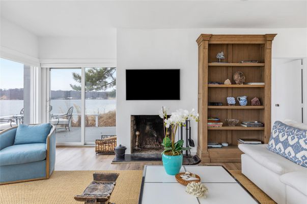 Fireplace, Interior, Living room, Water, Wood Texture Flooring