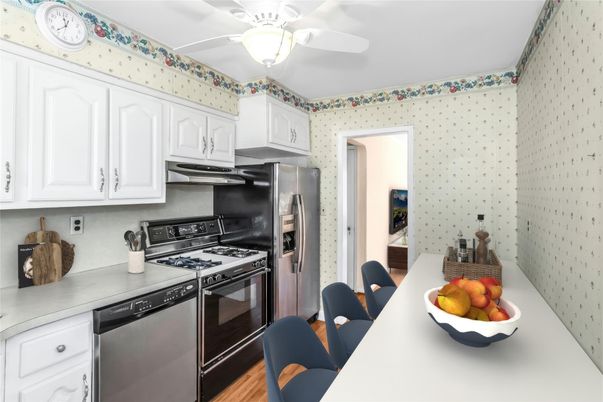 Interior, Kitchen, Wood Texture Flooring