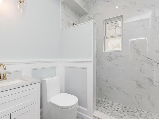 Bathroom, Interior, Marble Walls